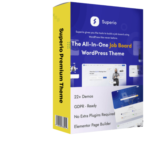 Superio Premium Theme – Best WordPress Job Board Solution