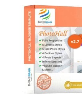 PhotoHall Blogger Template – Premium Design for Photography & Portfolio Blogs