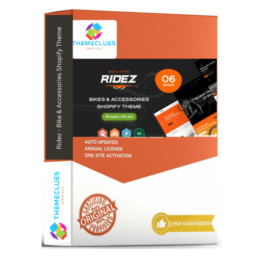 Ridez – Bike & Accessories Shopify Theme OS 2.0 🚴‍♂️🏍️