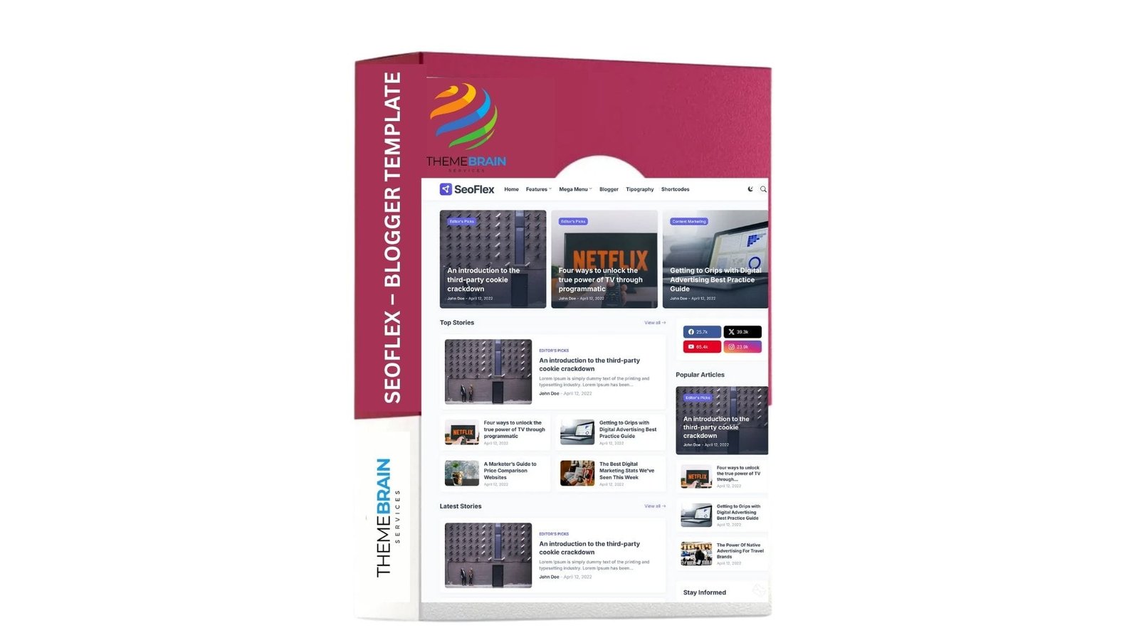 SeoFlex Blogger Template – SEO Optimized, Responsive, Fast