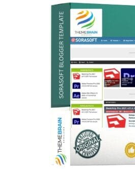 Sorasoft Blogger Template – Premium Version for News, Magazine & Tech Blogs (2025)