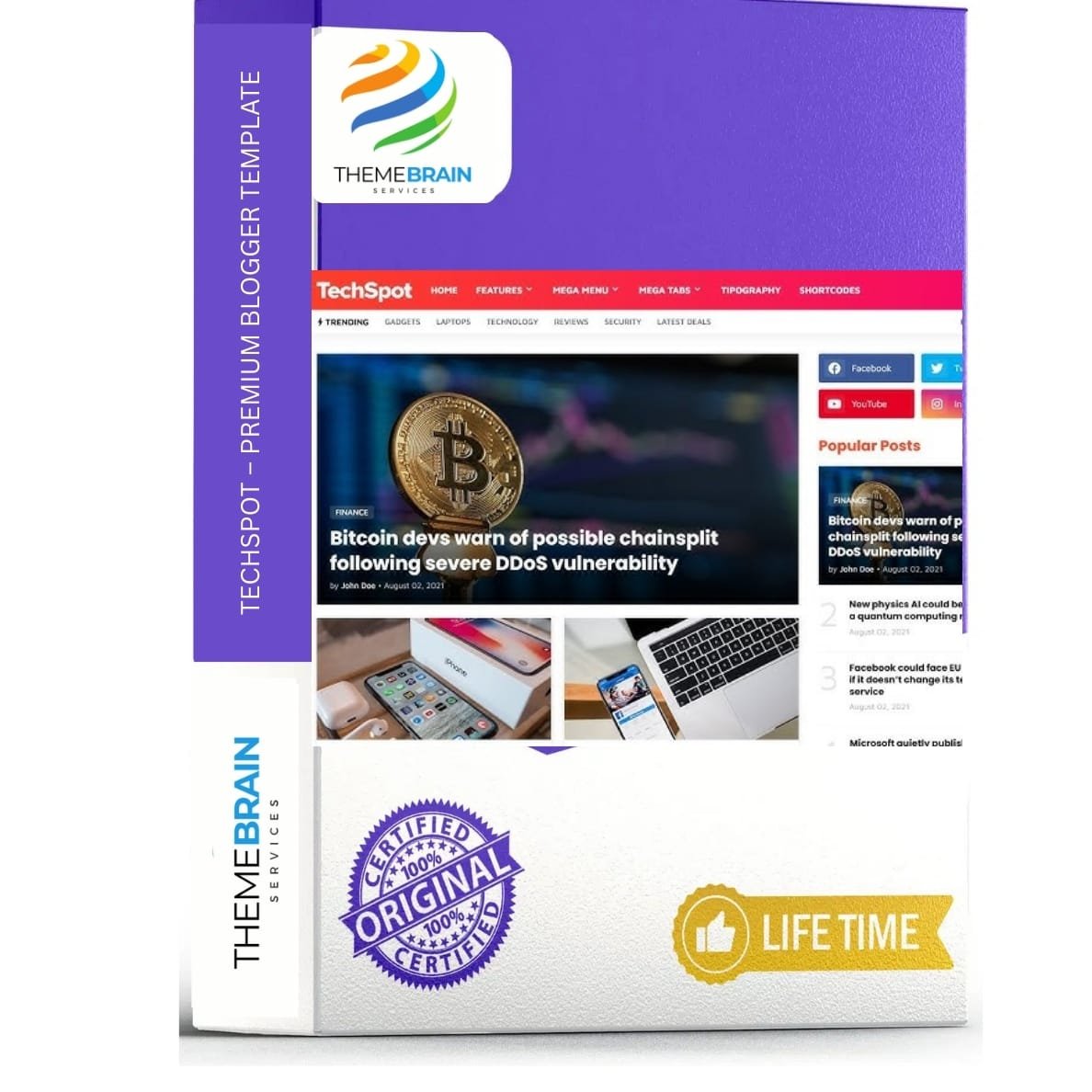 TechSpot – Premium Blogger Template