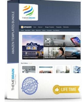 Amazen – Premium Blogger Template for eCommerce & Affiliate Marketing 🚀