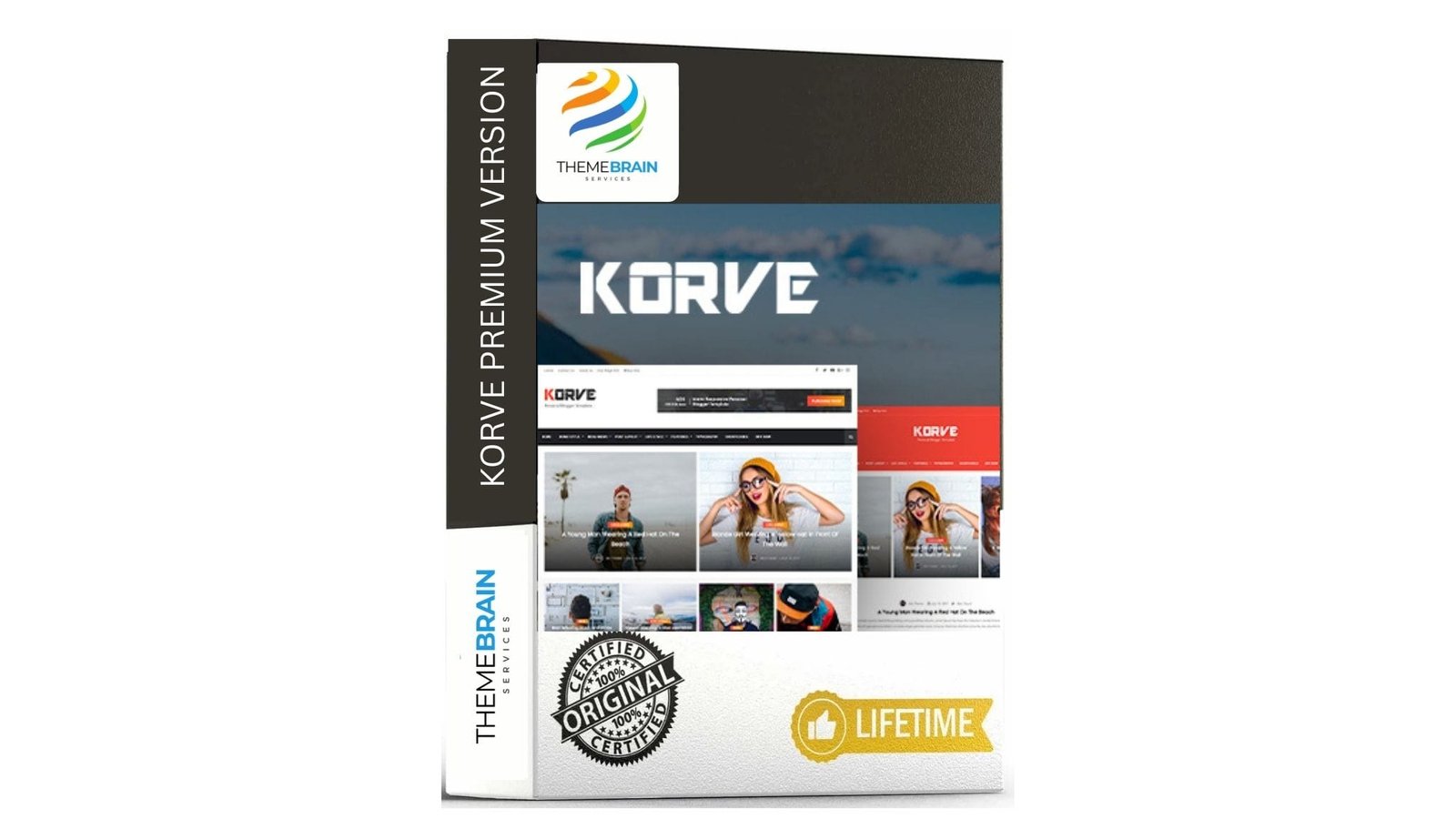 Korve Blogger Template