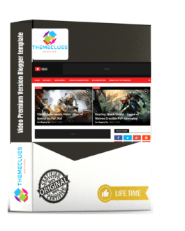 Video Premium Blogger Template – Best Blogger Theme for Vloggers & Creators (2025)