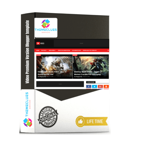 Video Premium Blogger Template – Best Blogger Theme for Vloggers & Creators (2025) - Image 2