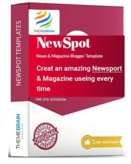 Newspot – Premium Blogger Template for News, Magazines & Blogs 📰🚀