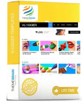 Vlogger – Premium Blogger Template for YouTube & Video Creators 🎥📢