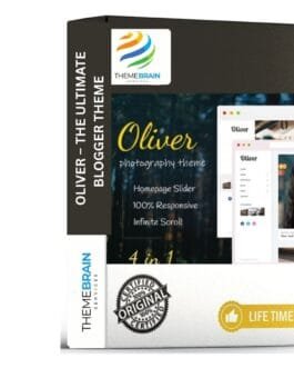 Oliver Photography Blogger Theme – Fast, Responsive & SEO-Optimized